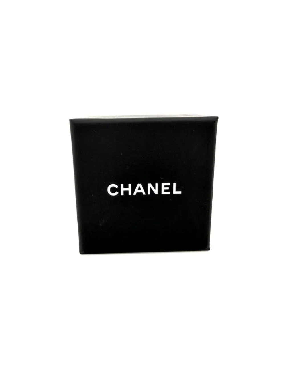 Chanel Earrings CC Logo Brass Rhinestone